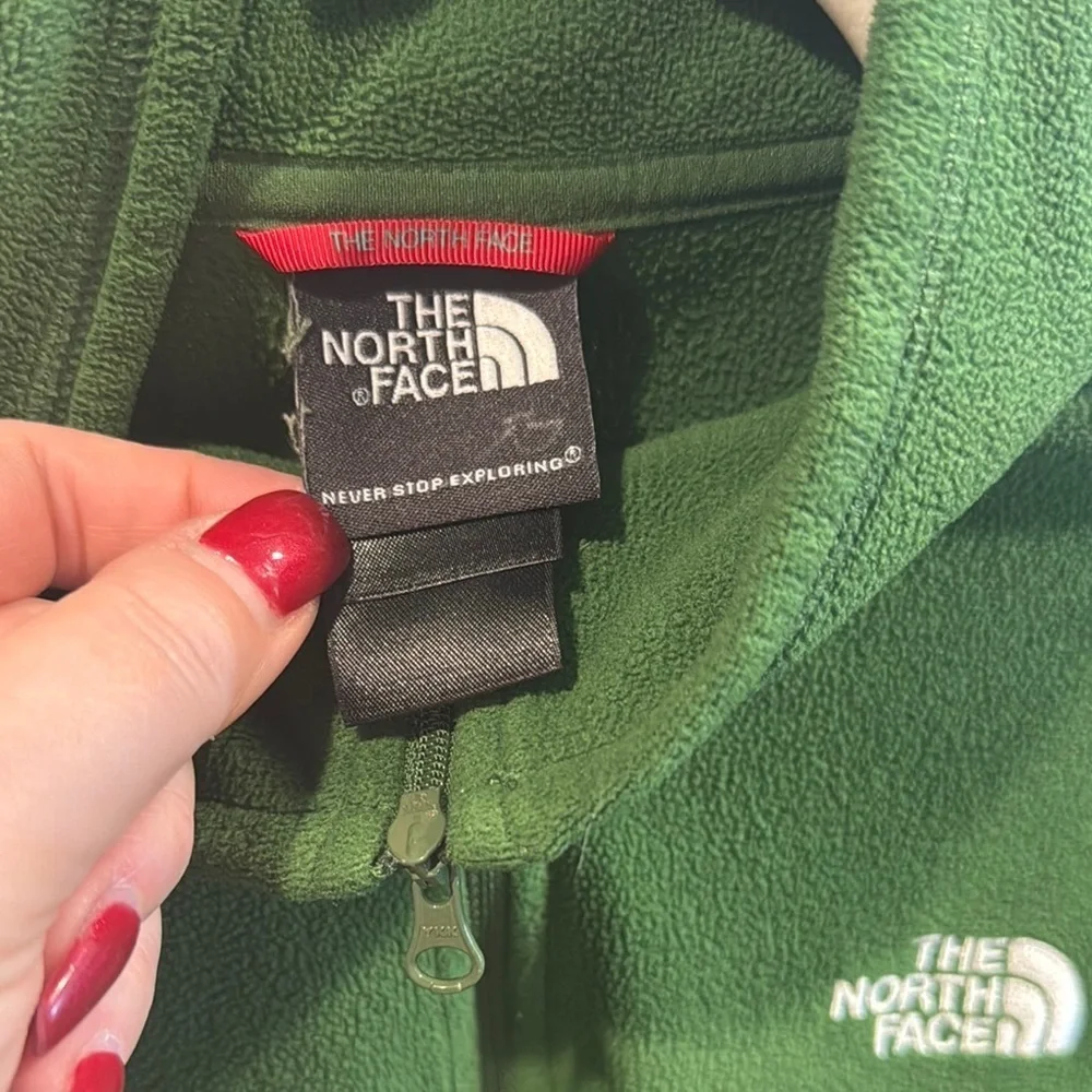 The North Face Green Fleece Pullover